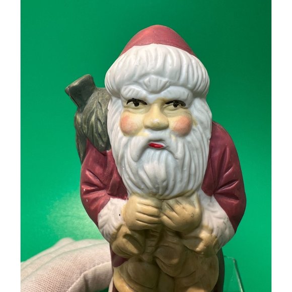 Around the World Porcelain Belgium Santa 1900 Heilig Meyers 5" Hand Painted - Picture 3 of 6